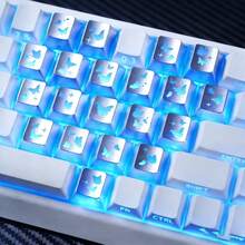 Butterfly Pattern Keycaps Keyboard Decoration - View 7