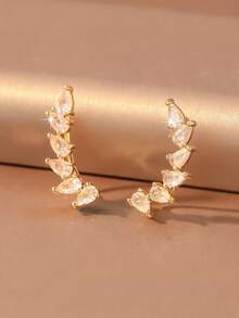 1 Pair Luxury Gentle Style Women's Elegant Earrings Suitable For Commute, Date, Evening Party, Birthday Wear - Ear-mounted - View 11