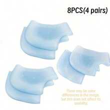2/4/6pcs Heel Gel Protectors, Heel Cup Gel Protection Sleeves, Unisex Heel Pads, Softening Skin Silicone Heel Protectors, Gel Protection Pads, Protect Your Feet Outdoors - Quantity - View 13