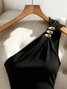 Women Short Dresses - Negro1 - View 2