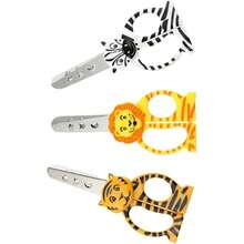 3 Pieces Animal Scissors For Zebra Stainless Scissors Fun And  Design For Crafts And School Projects Stainless, Fun, , Crafts, School Projects - Multicolor - View 2