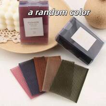 50pcs Seamless Magic Hair Clips - Strong Adhesive Bangs Clips, Portable Barber Hair Clips, Easy Styling, Hair Clips, Magic Hook And Loop Clips, Hair Clips - Multicolor - View 13