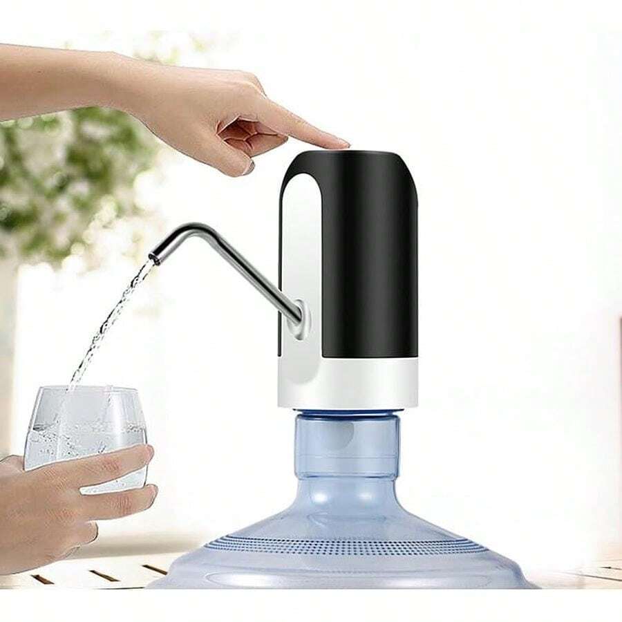 Water Bottle Pumps - Usb Black/White - View 1