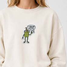 RHUAGYP 1 buah Patch Bordir Katak Lucu Meniup Gelembung, Lencana Slogan Menarik, Stiker Kain Hewan yang Menggemaskan, Cocok untuk Jaket, Ransel, Tas Jinjing, Topi dan Dekorasi DIY Pakaian - Beraneka warna - View 7