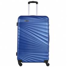 Well Home 4-Piece Hard-Shell Luggage Set ABS, Electric Blue Colour, Multidirectional Wheels, Combination Lock - Electric Blue - View 7
