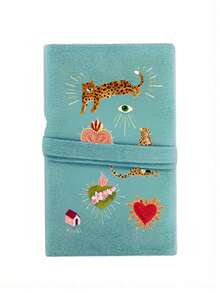 Velvet Tarot Card Storage Bag, Featuring Animal, Heart And Evil Eye Pattern Print, Dual-Color Blue And Purple With Drawstring Closure, Soft Fabric Protective Cover, Portable Card Holder, Suitable For Storing Tarot Cards And Small Items, Tarot Card Bag, Applicable For Tarot Cards, Divination Cards, Card Games And Small Items Storage, Suitable For Christmas, New Year, Valentine's Day And Back To School Gifts - Multicolor - View 14