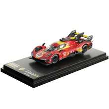 Burago - Ferrari 499P 24H LMS Hypercar 2024#83/#51 1:64，AF Corse Le Mans 複刻合金模型車，Ferrari 授權，建議年齡 14+ - 彩色 - 查看 2