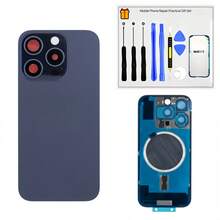 Repair Back Cover Kit Compatible With IPhone 15/15plus/15Pro/15Pro Max Back Glass Battery Cover Free Repair Tools + Sealing Adhesive Strip, For Replacement And Repair - Multi-color - View 10