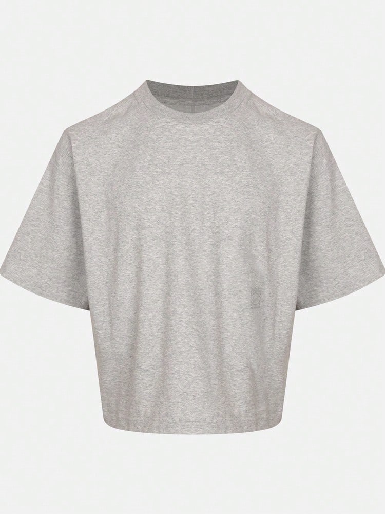 Nike Kaos Rajut Lengan Pendek Tanpa Kerah Pria AS M NK DF NAC BOXY SS TOP TIM3612-077 - Grey - View 1