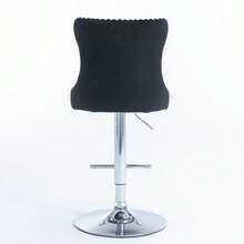 Barstools - Black + Velvet + Foam - View 8