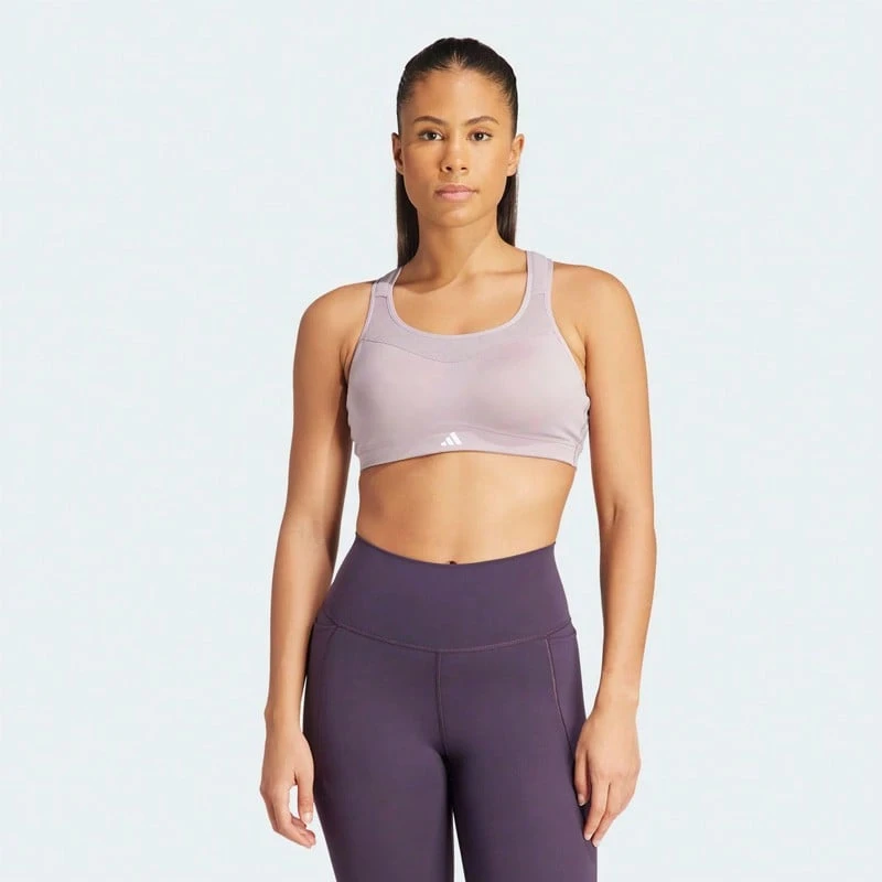 Adidas Women's High-Intensity Workout Fitness T-Shirt Underwear - Lotus Root Purple - View 1
