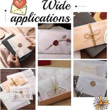 20/50/100 buah Amplop Kertas Transparan Kosong, Kantong Kemasan Hadiah Semi-Transparan, Cocok untuk Undangan Pernikahan, Kartu Ucapan, Hadiah Ulang Tahun, dan Musim Kembali ke Sekolah - C - View 5