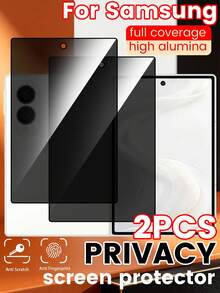 For Galaxy Z Fold 8/8 Ultra/Flip 8/7, 2pcs Privacy Screen Protector, Left And Right Side Privacy Protection, 9H Hardness Scratch-Resistant No Marks, Ultra-Clear Front Screen Like Bare Device Quality - Black - View 11