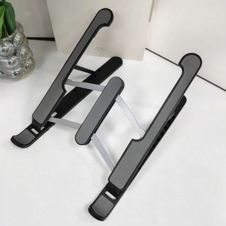 1Pc Adjustable Tablet Stand Foldable Multi‑Angle Desktop Holder Anti‑Slip Portable For Various Brand Tablets