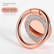 Phone Ring Holder Phone Stand Round Ring Buckle INS Glitter Creative Round Glitter Phone Ring (Note: Must Be Installed To Rotate) - Multicolor - View 9