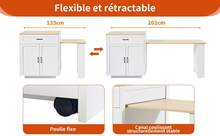 Mobile Storage Islands - White - View 5