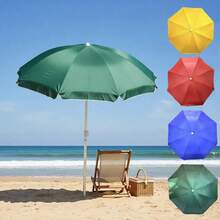 Outdoor Parasol, Stand And Base - Green - View 5