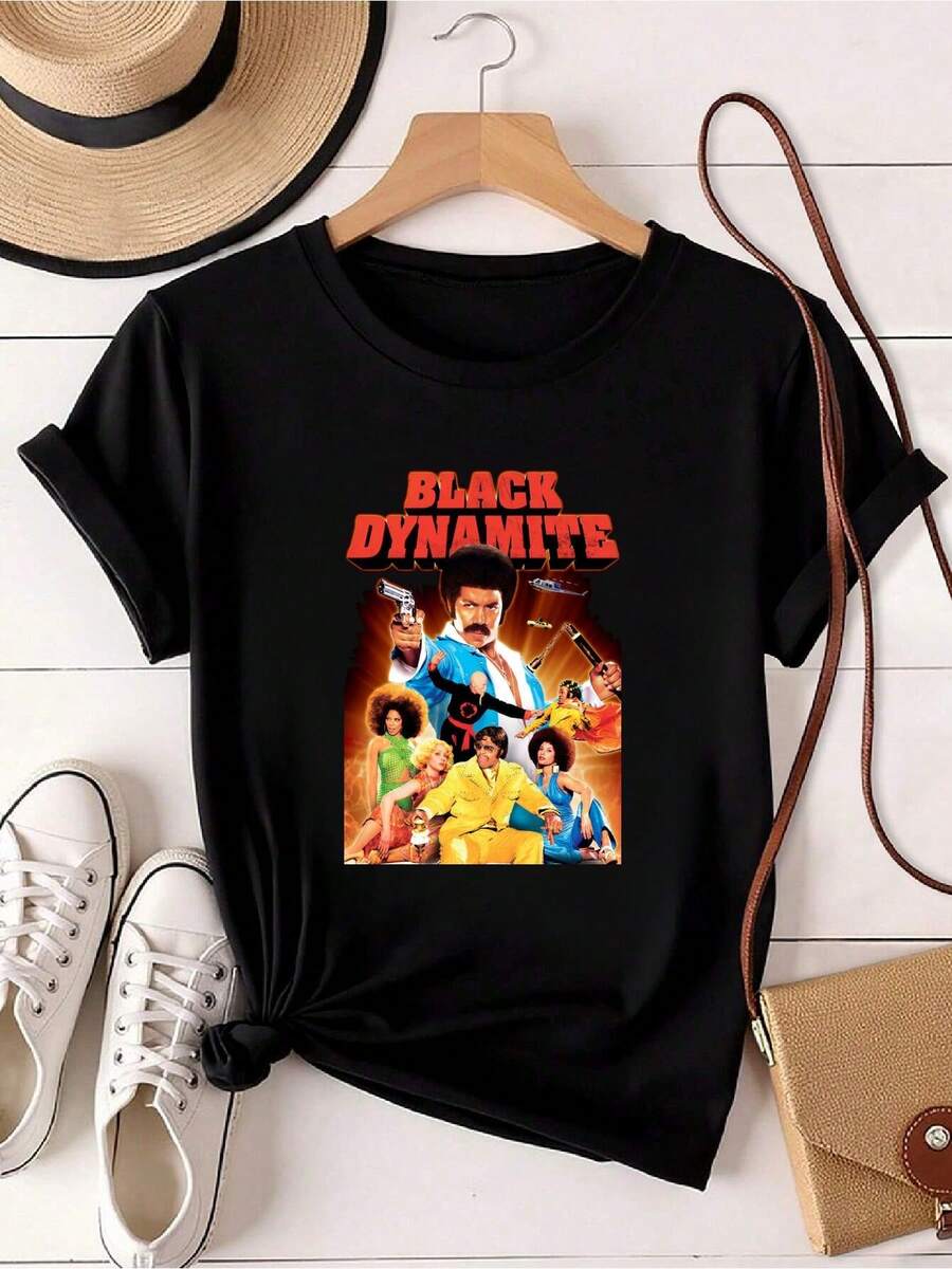 Women T-Shirts - 黑色 - 查看 1