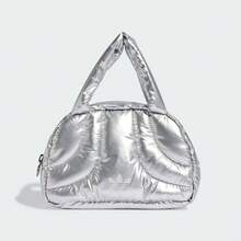 Adidas Women's Fashion Glossy Sports Handbag - Silver Gray - View 1