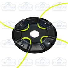 1pc 120mm Diameter Plug-And-Play Anti-Tangle Thickened Anti-Drop Quenched Iron Material Card-Slot Iron Blade Mower Head, Universal For Lawn Mowers, Garden, Farm, Yard, All-Season Weeding And Land Clearing - Grass Trimmer (Iron Plate Card Packaging) - View 3