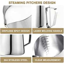Milk Frothing Pitcher & Milk Frothers - Silver - View 4