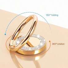 Phone Ring Holder Phone Stand Round Ring Buckle INS Glitter Creative Round Glitter Phone Ring (Note: Must Be Installed To Rotate) - Multicolor - View 8