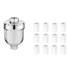 Shower Water Filter, Home Bathroom Water Purifier To Remove Chlorine, Heavy Metals, Rust, Sand And Impurities, Universal Connector, No Installation Required, No Pressure Reduction, Durable Replaceable Filter Cartridge, Shower Head Purifier Accessory, Improve Tap Water Quality, Anti-Clogging Design Suitable For Most Handheld And Overhead Shower Heads - A - View 11