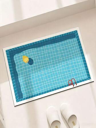 1 buah Keset Kamar Mandi Motif Bebek Kuning untuk Kolam Renang, Karpet Kamar Mandi, Keset Pintu, Karpet Kecil, Permadani, Alas, Dekorasi Rumah, Karpet Area, Alas Luar Ruangan, Karpet Kamar Tidur, Karpet yang Dapat Dicuci
