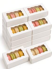 Square Box With Lid, White Gift Box With Weddings,Reusable, Parties, Valentine's Day,Birthday, Graduation Season Gift, Packaging Kitchen Supplies,Supermarket Restaurant Packaging Box - Multicolor - View 9