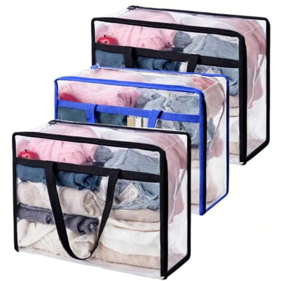 Clothing & Closet Storage Set - Black/Blue - View 1