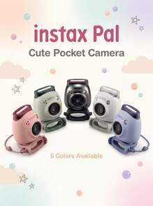 FujiFilm Pal Instant Camera: Instant Print CCD Sensor HD Photography, Bluetooth App Control, Palm-Sized Portable, Instant Print Fun - View 1