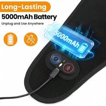 Facial Lifting Jaw Heat Pad With Red Light Function, Wireless Jaw Heating Pad, USB Rechargeable, 3-Level Intelligent Temperature Control, 3-Level Timer, Temporomandibular Joint Facial Heat Wrap, Suitable For Face And Jaw, Facial Support Pad, Portable Design, Easy To Carry For Travel, Suitable For Home And Office Nap, Unisex, Essential Home Item, Ideal Gift Choice - View 6