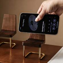 1pc 2‑Angle Adjustable Cellphone Holder Dock, Multi‑Scene Phone Stand For Desktop And Chair. Practical Smartphone Support For Video Watching, Lightweight Decorative Accessory For Daily Home Desk‑Chair Usage - Multicolor - View 9