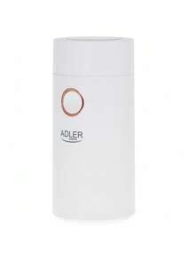 Adler مطحنة قهوة، مطحنة قهوة كهربائية، مطحنة قهوة بالشفرات - سعة 75 جرام، 150 واط، حاوية معدنية، قفل أمان، غطاء شفاف، أبيض/ذهبي - قابس اتحاد أوروبي نوع E (220 إلى 240 فولت) - مشاهدة 10