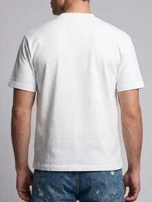 Men T-Shirts - 白色 - 查看 2