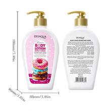 BIOAQUA 400ML 草莓蛋糕甜甜圈保濕身體乳液，抗老緊緻肌膚霜，保濕護膚，緊緻面部與身體肌膚抗皺，乾性肌膚/油性肌膚抗老霜 - 粉色 - 查看 13