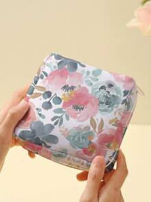 1 buah Tas Penyimpanan Pembalut Wanita Motif Lucu, Dompet Koin, Tas Penyimpanan, Tas Kosmetik, Tempat Kartu, Tas Penyimpanan Earphone, Dapat Menyimpan Koin, Kartu, Aksesoris, Kunci, Tas Penyimpanan Multifungsi - MultiWarna - View 8