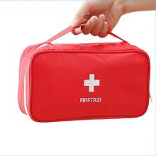 1PC Large Travel Medicine Bag That Keeps All Your Medications & First Aid Supplies Organized, Portable Emergency Kit With Handle, Perfect For Home, Car, Camping & Outdoor Adventures - View 1