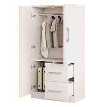 Furniture White 70 X 40 X 135 Cm - 白色 - 查看 5