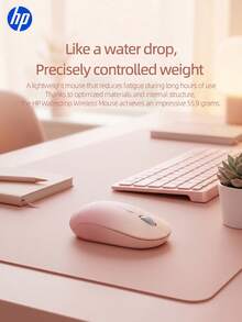 HP S1000 Plus Cute Quiet Wireless Mouse, 2.4GHz Portable USB Mouse, Plug And Play, Suitable For Computer Laptop, Perfect Holiday Gift. - View 7