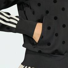 Jaket Kasual Adidas FB TT Classic Satin Polka Dot Funnel Neck KV1166 - Hitam - View 6