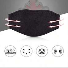 Adjustable Heated Neck Massager, Helps Relax And Stabilize Neck Muscles - Black - View 1