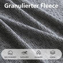 Grey Granular Ottoman - Comfortable And Stylish - 灰色 - 查看 7