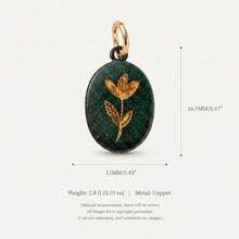1pc New Vintage Mixed Style Pendant, Cartoon High-End Design, 14k Gold Plated Copper Material, Suitable For DIY Creative Necklace, Bracelet, Earring, Bag Chain, Keychain, Waterproof And Sweat-Resistant, Suitable For Daily Casual Wear - Multicolor - View 12