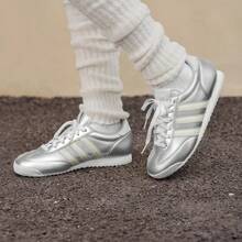 Adidas R71 "T-Head" Classic Retro Leather Upper Thin Sole Sports Skate Shoes KJ4209 - Silver - View 4