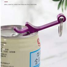 1pc Multifunctional Beer Bottle Opener - Keychain Opener, Can Opener, Compact And Practical, Easy To Carry - View 5