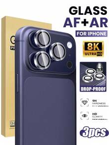 3片透明相機鏡頭保護膜，適用於 iPhone 18/18 Pro Max/18 Pro/18/17/16/16e/16 Pro Max/16 Pro，適用於 iPhone 15 Pro Max/15/15 Pro/15 Plus/14 Pro Max/14 Pro/14/14 Plus/13 Pro Max/13/13 Pro/13 Mini/12 Pro Max/12/12 Pro/11，高清攝影，超薄鋼化玻璃鏡頭保護膜，透明環 - 無色 - 查看 36