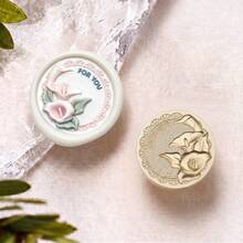 1pc Floral Embossed Wax Seal Stamp Copper Head - Perfect For Love Letters, Invitations, Holiday Cards, Journals, Scrapbooking, DIY Crafts - Embossed Floral Stamp Head/1Pcs - View 13