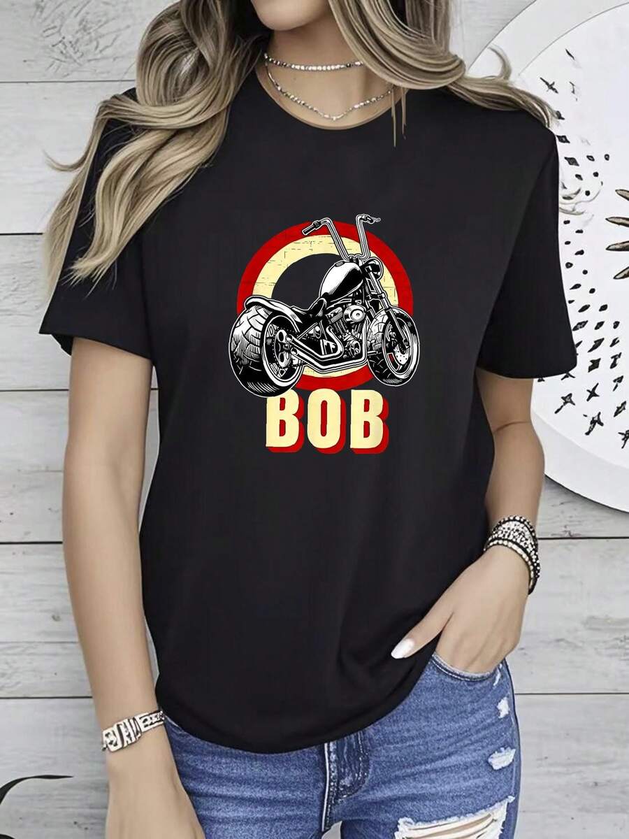 Women T-Shirts - 黑色 - 查看 1