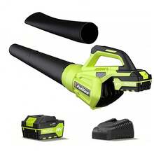 20V Cordless Leaf Blower With 1 Batteries - 400CFM 3-Speed Lightweight Handheld Blower, Cute & Powerful For Garden, Patio, Lawn Cleaning, Perfect Gift For Women, Home Cleaning Tool - Green - View 8